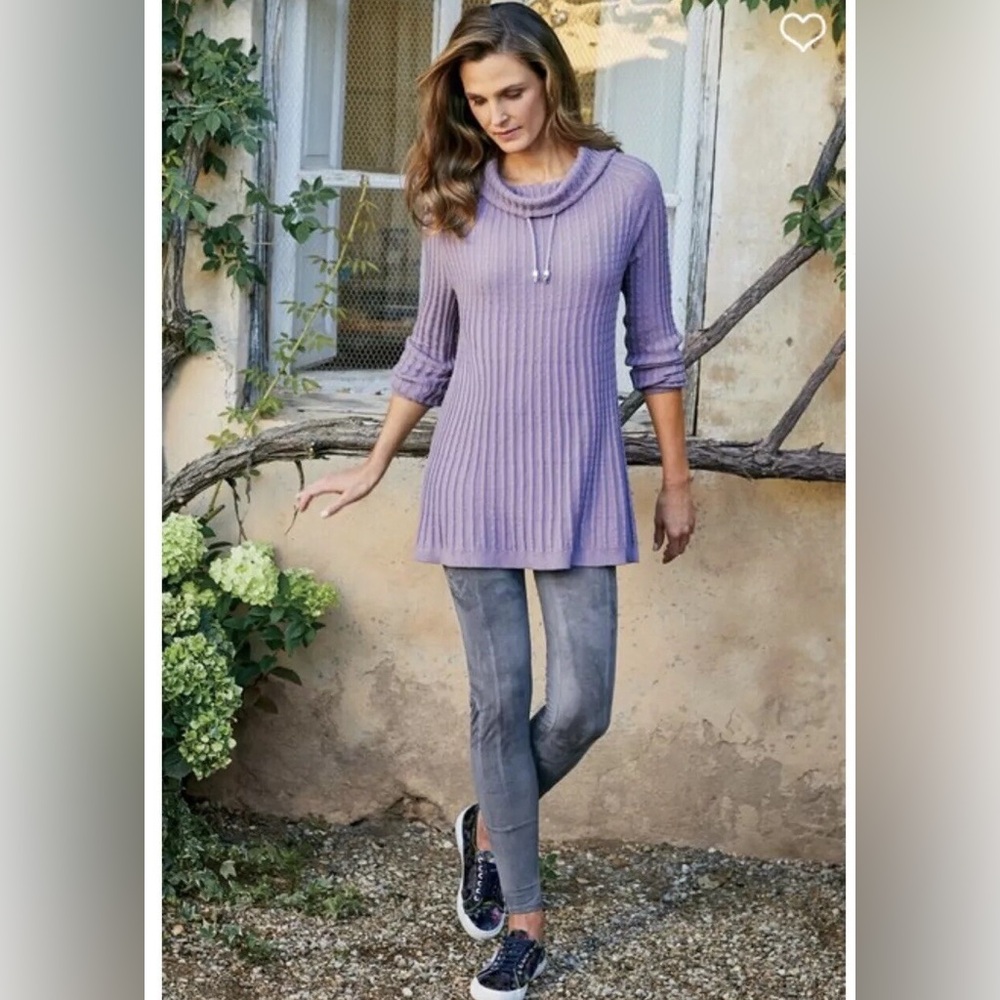 Soft Surroundings Micro Suede Stretch Leggings